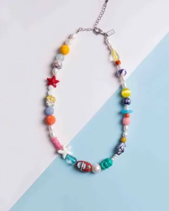 Vibrant gemstones, freshwater pearls and ceramics